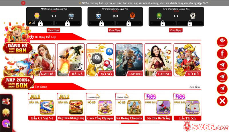 SV66 đã hướng đến việc mang đến hội viên môi trường giải trí minh bạch